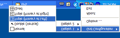 A Acer GridVista beállítása felhasználóbarát: 1 Indítsa el a Acer GridVista segédprogramot, és válassza ki az egyes megjelenítők kívánt