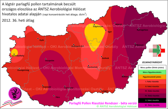 12. ábra A 2011. ÉS 2012. ÉVI SZEZONOK CSÚCSIDŐSZAKA (34.