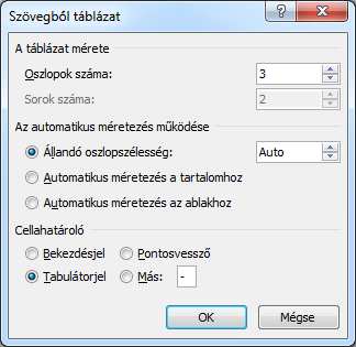 egérrel Táblázatok szerkesztése Bővítés (beszúrás) Sorok, oszlopok, cellák Törlés Csak tartalom (Del) Táblázat, Oszlop, Sor, Cellák törlése Egyesítés és felosztás Cellákra és