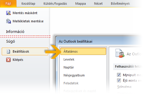 Hol található a nyomtatási kép? Az Outlook 2010-es verziójában a nyomtatási kép a Backstage nézetben található. Kattintson a Fájl fülre, majd a Nyomtatás elemre.