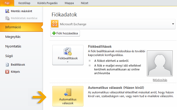 Az Outlook 2010-es verziójában is lehetőség van elemek exportálására és importálására. Exportálhatja például a PST-fájlokat (a személyes mappákat) a programból, vagy importálhat.