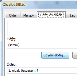 197. ábra A Margók fülre kattintva értelemszerűen sorra módosíthajuk margók értékeit. 198.