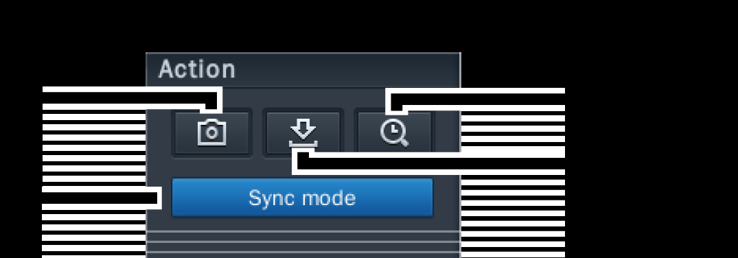 Synology VisualStation használati utasítás Lejátszóvezérlők Ez a panel a kiválasztott kamerafeed-ek visszajátszásának vezérlésére használható. Tétel Név Funkció 1.