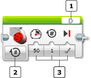 III.1.7. A nagy motor programozása Blokk szintjén a nagy motor programozása teljesen megegyezik a közepes motor programozásával. Az ott leírtak érvényesek a nagy motor blokkjára is.