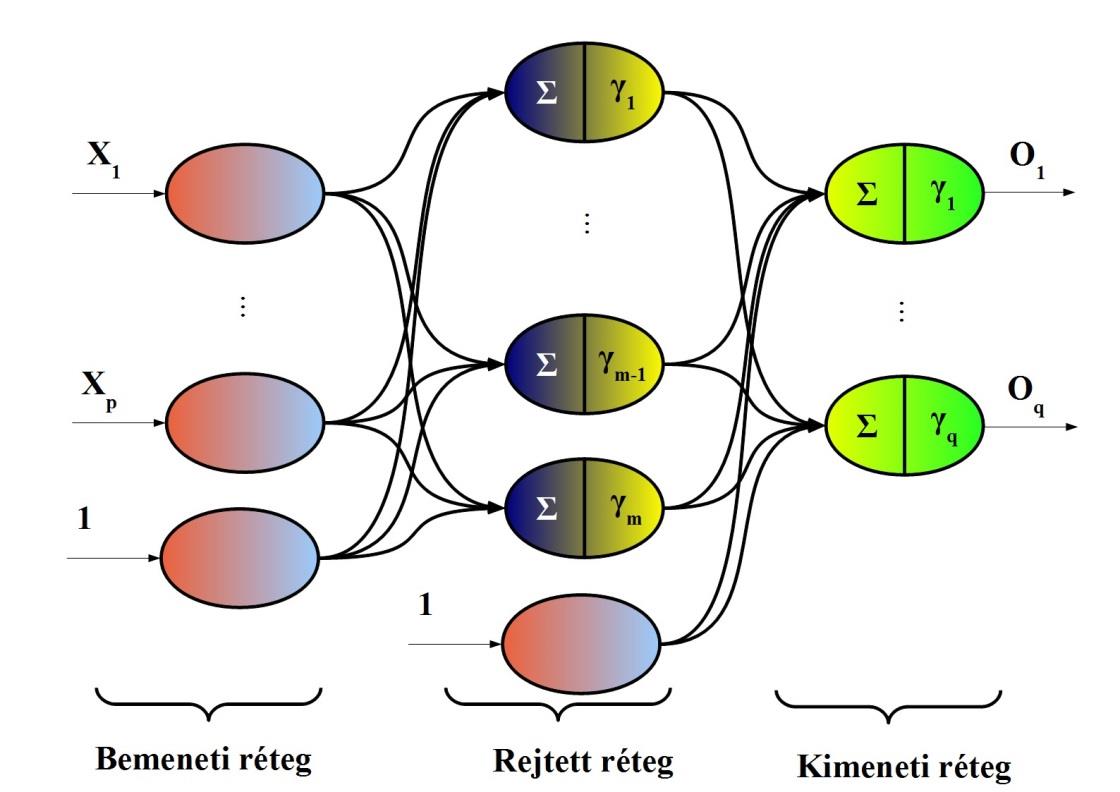 Neurális hálózatok Perceptron Előrecsatolt, többrétegű neurális hálózat (MLP) n y( k) s( k) w 0 wi xi (