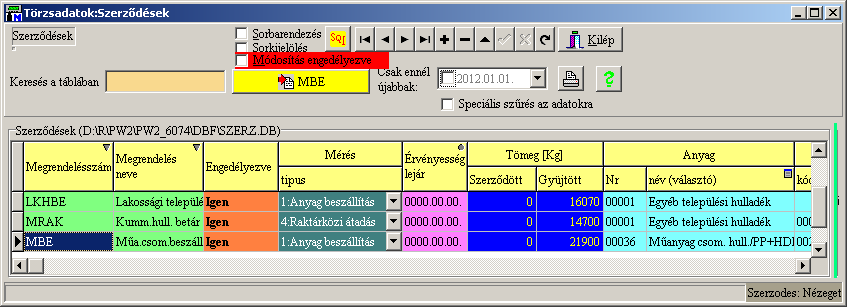 METRISoft KFT PW2.EXE Jármű Mérlegelő Program 52/23 (1) (2) (3) (4) (5) Technikák: (1) Standard mezőkben átírni a szöveget. (2) Az Igen/nem oszlopon dupla klikk átfordítja az értéket.