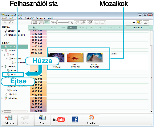 Másolás A készülék leválasztása a számítógépről 1 Kattintson a(z) Hardver biztonságos eltávolítása elemre Fájlok rendezése Ha elkészült a fájlok biztonsági mentésével, akkor rendezze őket, ehhez