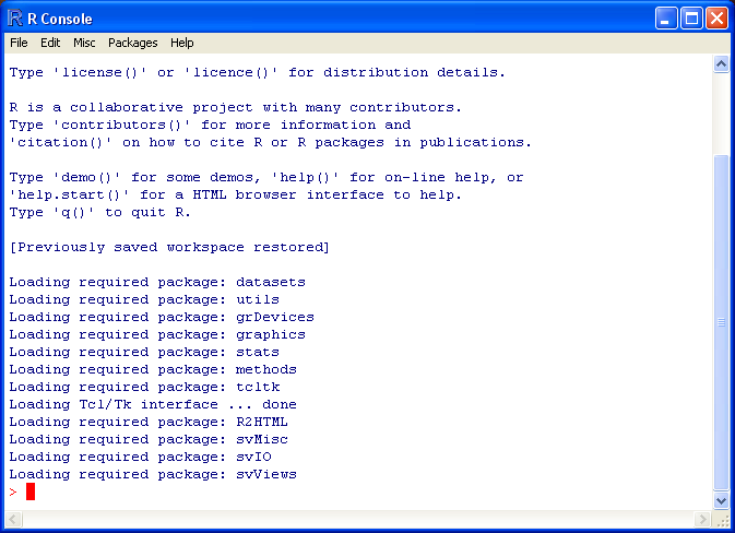 SCIVIEWS-R GUI 105 48. ábra. SciViews-csomag telepítése II. 49. ábra. R konzol Make Lowercase - Undo Redo - Properties... Kisbetűssé alakítja a kijelölt szakaszban lévő betűket. Művelet visszavonása.