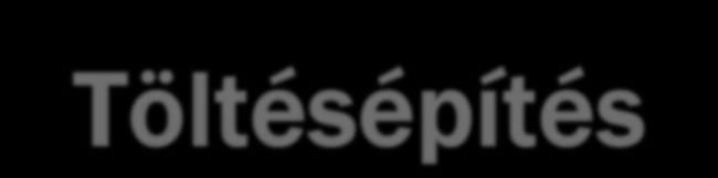 Töltésépítés Töltésbe épített talajoknál törekedni kell arra, hogy hosszabb ideig tömörítetlen réteg ne legyen a földmű felületén.