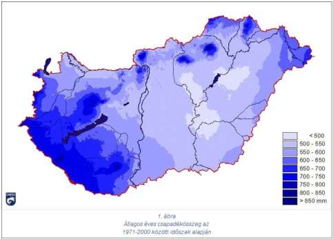 A cspdék éves összege és változás Cspdékmérések Krsztárvizek múltbn 1850/61 Egri Érseki Líceum 1896 Lillfüred 1930 Bánkút 1960 hósűrűségmérő 1990 új vízügyi állomások Cspdékátlg 800