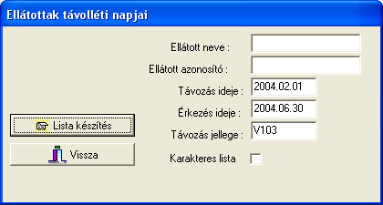 - Az elkészült lista automatikusan megjelenik képernyın, melynek felsı sorában ikonok segítik munkáját. A többoldalas listák lapjai között a PageUp és a PageDown billentyőkkel is lapozhat.