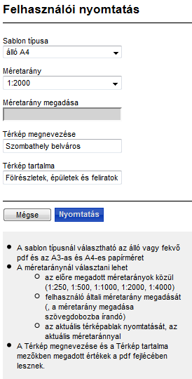 földrészletekre vonatkozó beépítettségi százalékok, és további információk jelennek meg táblázatos formában.