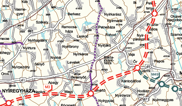 7 A kistérség és környezete elérhetõsége és közlekedése javítása a Tisza térség tanulmányterve szerint.