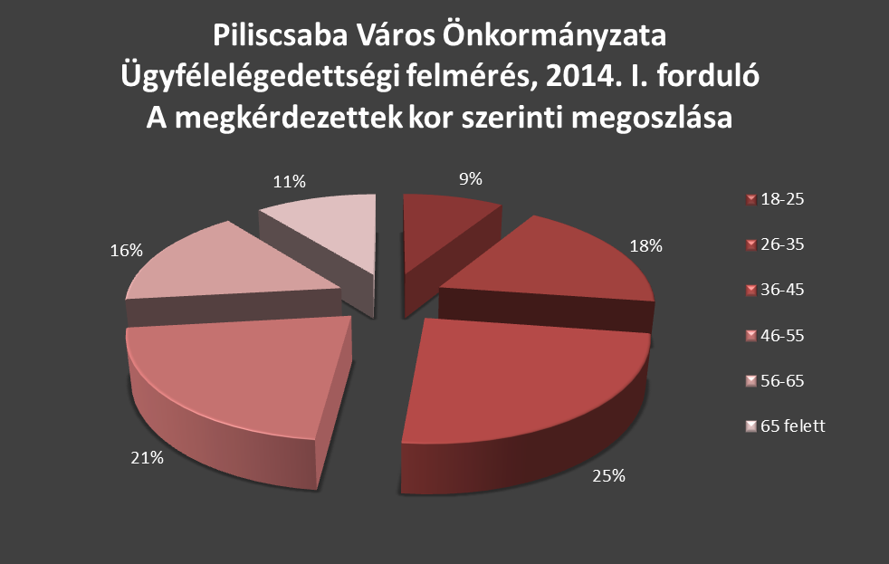 4 Az ügyfél elégedettségi felmérés részletes eredményei 4.