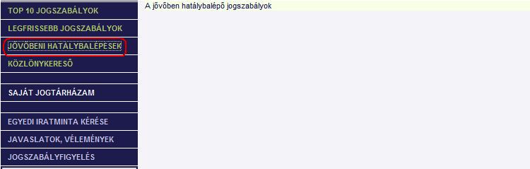 Segítség menüpont: Almenüpontok: Online segítség A megjelenô ûrlapot kitöltve küldheti el kérdéseit a szolgáltatással kapcsolatban.