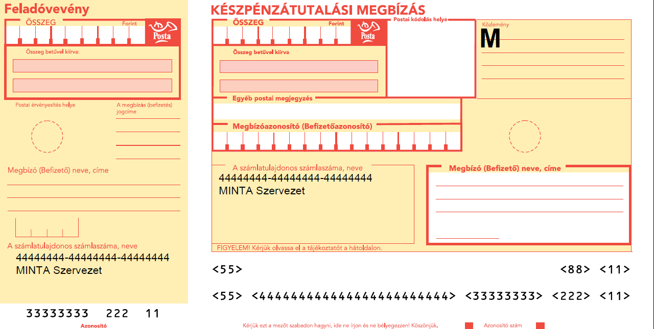 A Magyar Posta Egyes Pénzforgalmi Szolgáltatásainak Általános Szerződési Feltételei A Készpénzátutalási megbízás nyomtatvány műszaki leírása, alkalmazása, forgalmazási feltételei és