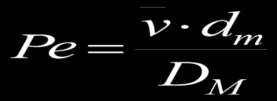 Mechanikai diszperzió A transzverzális diszperziós tényező meghatározása D L értéke és a Peclet-szám (P e ) ismeretében történik.
