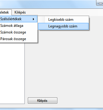 Windows Form (szerző: Radványi Tibor) Magyarázat: Mivel gyakran kell egy bekért szám ellenőrzését elvégezni, írjunk rá külön metódust, mely egy textbox szövegét próbálja meg átalakítani és megadható