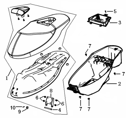 F07 燃 油 箱 总 成 FUEL TANK ASSY.