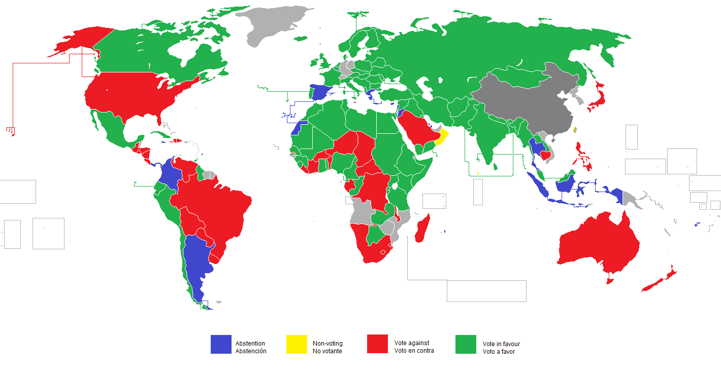 száma, 6 addig mindenki előtt ismert, hogy a hidegháborús nagyhatalmi politikai érdekekkel egybehangzóan 1971-ben az afrikai államok többsége mégis a Kínai Népköztársaság mellett tette le a voksát az