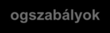 Jogszabályok Az államháztartási alapelveket meghatározó jogszabályok az államháztartási törvény, az államháztartásról szóló törvény végrehajtásáról szóló kormányrendelet, a gazdálkodó szervezetekre