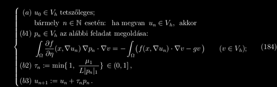 7.13. Feltevés., a Jacobi-mátrixok szimmetrikusak, és létezik, hogy valamint Lipschitz-folytonos. 7.14. Megjegyzés. A (183) becslés azt jelenti, hogy a Jacobi-mátrixok sajátértékei és közt vannak.