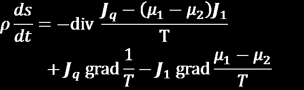 Termodiffúzió (4) 4 Amellyel az entrópia