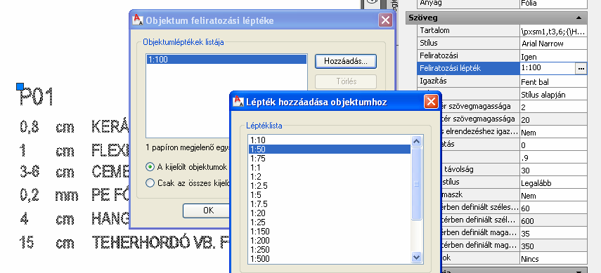 2. A feliratozáslépték intenzívebb használata 2.