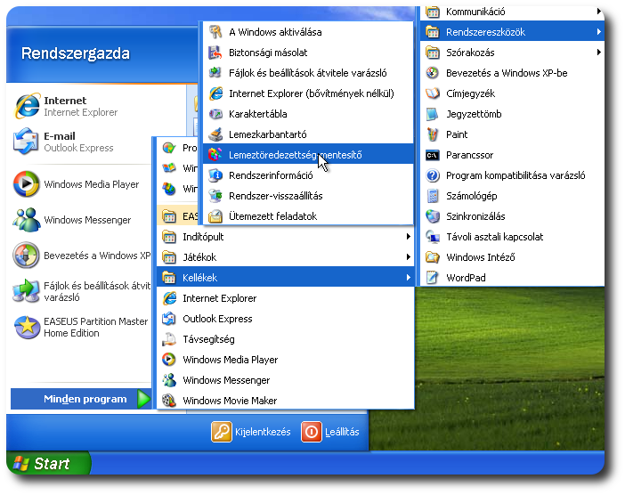 SuliX Professional Windows mellé történő telepítésének előkészítése SuliX Professional automatikus telepítése Windows XP mellé Amennyiben a számítógépen van a Windows XP mellett egy particionálatlan