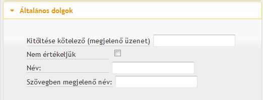 kezdődhet számmal és nem lehet benne ékezetes betű és/vagy speciális karakter, szóköz. Ameddig nincs kitöltve a név, addig nem lehet a feladatot menteni. Erre egy felugró ablak figyelmeztet. 3.3. ábra.