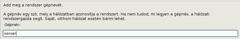 Gépnév, tartomány gépnév: