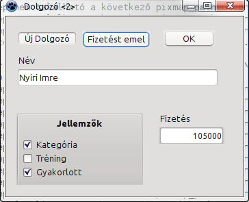 Object Pascal C/C++ könyvtárak használata int add ( int a, int b ) return a+b ; int main ( ) p r i n t f ( " H e l l o World! S t a r t t e s t... \ n" ) ; EmployeeFlags f l a g s ; f l a g s.