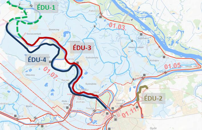 számától és a projektelemek határaitól függetlenül A nem fejlesztett szakaszokat is magába