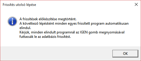 13, Ha az adatok helyesek, megkezdődik a frissítések letöltése.