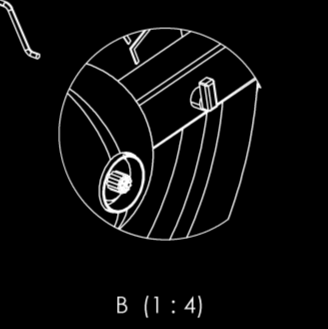 MANKAR-TWO Flex A G F B zár nyit leereszt E C D Felfogó edény a tartályban levő szer leeresztéséhez Az ernyő alatti belső kulcsnyílású inbusz-csavarral állítható be a forgócsukló rugójának feszessége
