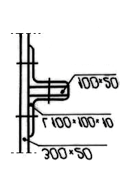 Az ellenorzés három esetben történik aszerint, hogy milyen függoleges merevítést alkalmazunk. a) A merevíto elem egy lemezbol 100 0 és két szögvasból L 100 100 10 van kialakítva.