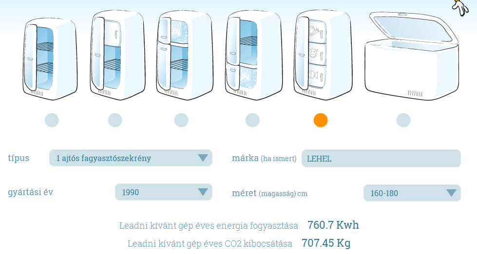 Sajnos nem lehet állítani a hőmérsékletet, stabil -24 fok.