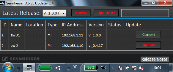 A termékek használata Ha nem biztosított mindig és minden helyen az Internet hozzáférés: E Töltse le előre a firmware fájlt a Sennheiser Downloadarea weboldalon keresztül, és mentse pl.