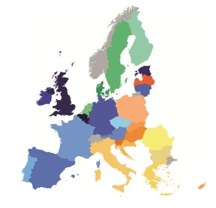 digitális technológia integrációja 20%-os digitális közszolgáltatások 15%-os súllyal kerültek meghatározásra. A mutató ezek alapján az európai országok teljesítményét minősíti. 19.