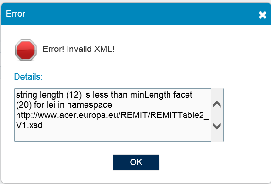Megnyitást követően az alábbi módon jelenik meg az XML: A szükséges adatok kitöltését követően az XML fájl feltölthető a KELER Trade Reporting rendszerébe: A KELER rendszere a feltöltést követően,