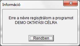 Ha a telepített programokat frissítettük, - a már megismert módon (Start, minden program, Infotéka ügyviteli szoftverek, Kontír FB) - újra belépünk a Kontír FB programba, majd létrehozzuk egy új