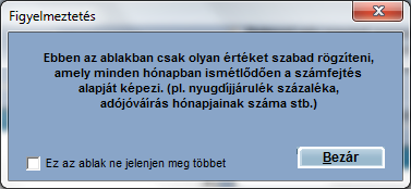 Ezután az alkalmazási módok 2 fülön dolgozunk. Az egyes füleken sorra visszük fel az adatokat, majd a számfejtés előkészítése almenübe ugrunk.