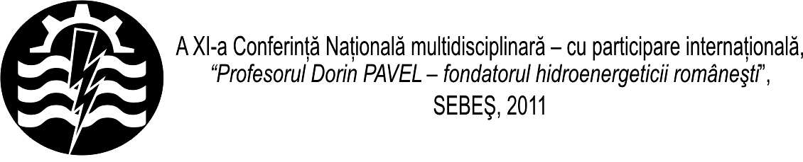 Lucrările prezentate la Conferinţa Internaţională,,Dorin Pavel din Sebeş şi în alte centre universitare ŞTIINŢĂ ŞI INGINERIE vol. 13.