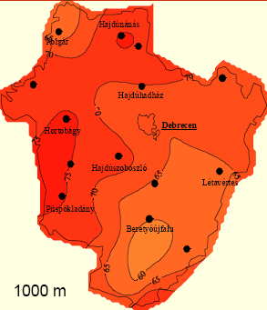 Az elızıekben vázolt földtani kép és a mélyfúrások, valamint geofizikai szelvények alapján megállapítható, hogy a település geotermikus energiakészletének kitermelése termálvízkivétel segítségel kb.