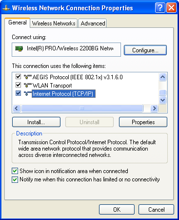 A számítógép felkészítése a vezeték nélküli csatakozásra A TCP/IP beállítások ellenõrzése A sikeres telepítéshez elengedhetetlen, hogy a számítógépe automatikusan kaphassa meg az IP és DNS címeket.