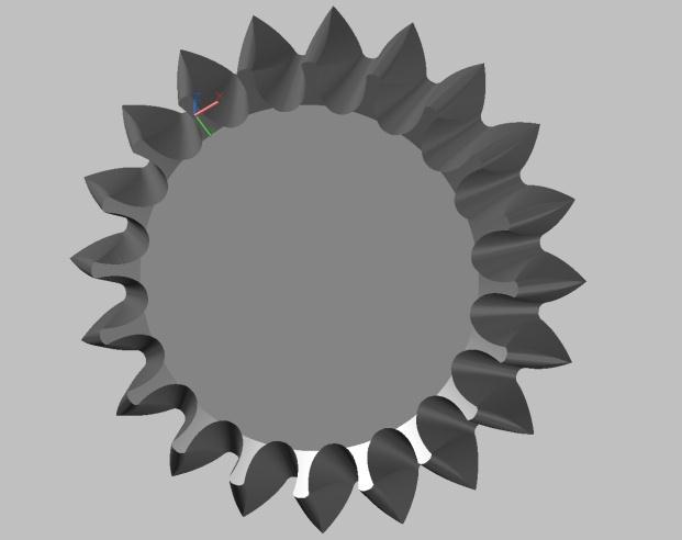 9. ábra - θ=50 -os testmodell 10. ábra - θ=30 -os testmodell 5. A számítógépes szimuláció programjának szerkezete Fogaskerékgyártás esetén a lefejtés a legelterjedtebb megmunkálási forma.