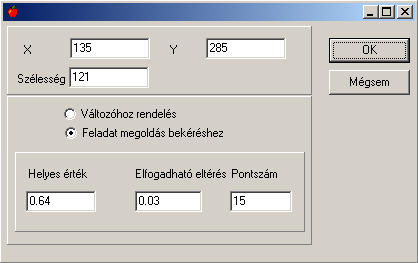 34 Newton kézikönyv helyes választ. Legyen a kérdés, pl. az, hogy: Válasza ki, a gravitációs gyorsulás értékét a Földön. Ehhez használjuk a választó mező nevű menüt a leíró ablak menüsorából.