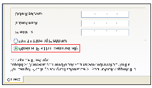 5. Válassza az Obtain an IP address automatically /Automatikusan