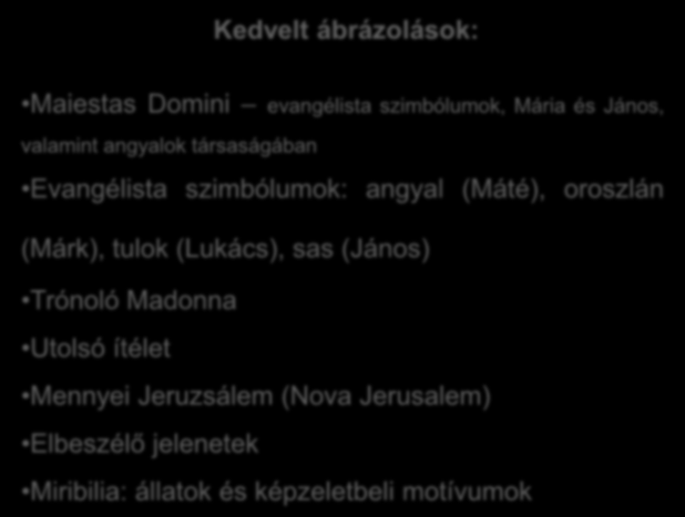 Képi ábrázolás a romanika korában Minden templomban bőségesen voltak képi ábrázolások, nélkülük befejezetlennek tartották volna az épületet.