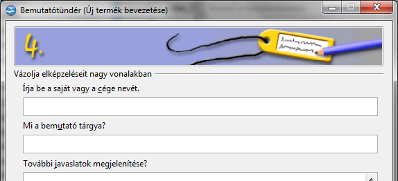 BEMUTATÓ KÉSZÍTÉS 47 neljére lépjünk. A varázsló második és harmadik párbeszédpanelje megegyezik a korábban ismertetettekkel. 2-8. ábra.